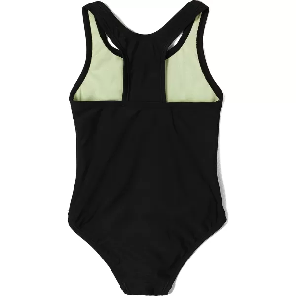 Speedo Girls Swimsuit One Piece Closed RacerbackAnthracite