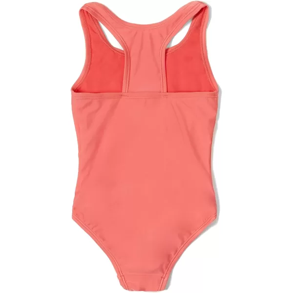 Speedo Girls Swimsuit One Piece Closed RacerbackCoral Paradise