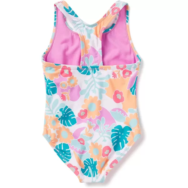 Speedo Girls Swimsuit One Piece Closed RacerbackCyclamen