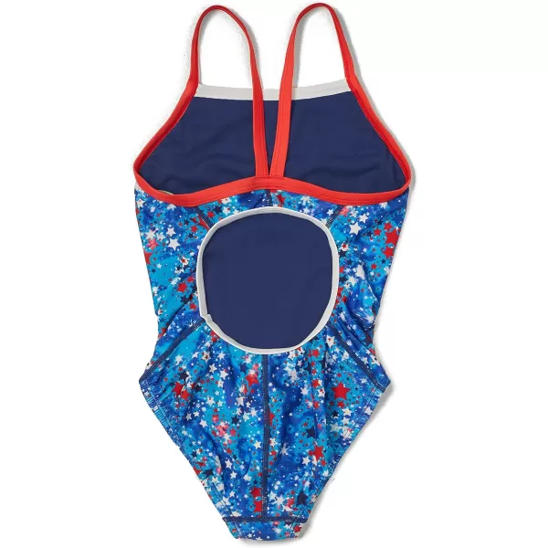 Speedo Girls Swimsuit One Piece Thin StrapsBlueprint