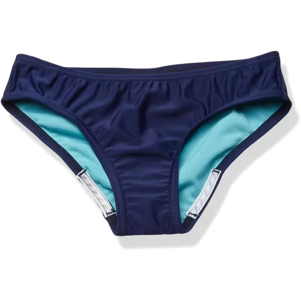 Speedo Girls Swimsuit Two Piece Tankini Mesh Thick StrapBlue Harmony Mesh