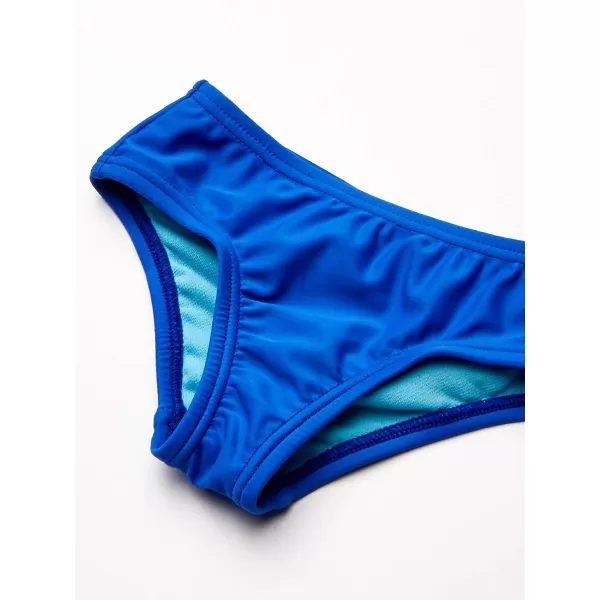 Speedo Girls Uv Swim Shirt Long Sleeve Rashguard SetDeep Sapphire