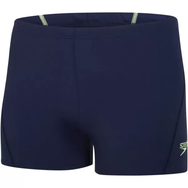 Speedo International Endurance Square Leg SwimsuitNavyBright Zest