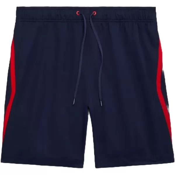 Speedo Mens 8 Colorblock Swim Shorts Navy