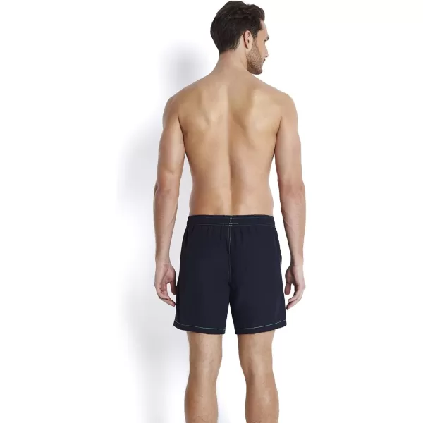 Speedo Mens Checked Swim ShortsNavy