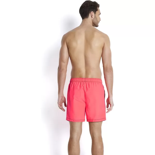 Speedo Mens Checked Swim ShortsRed