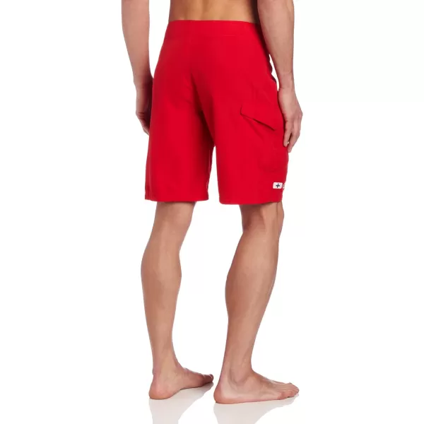 Speedo Mens Guard Swim Trunk Knee Length Boardshort VolleySpeedo Red