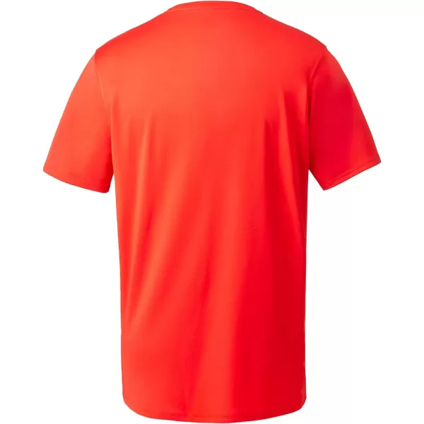 Speedo Mens Guard Uv Swim Shirt Short Sleeve RashguardSpeedo Red