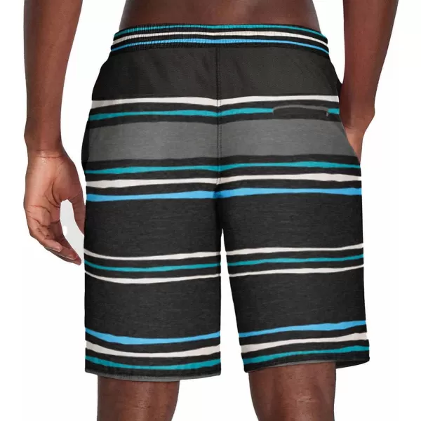 Speedo Mens Hydro Volley Swim Shorts BittersweetGray Stripe