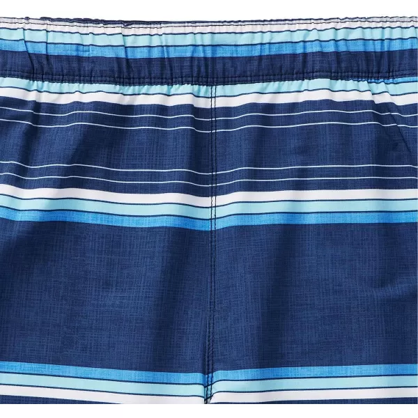 Speedo Mens Hydro Volley Swim Shorts BittersweetPeacoat Stripe