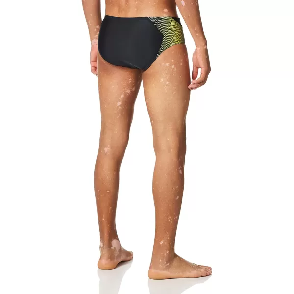 Speedo Mens Hydro amp Brief powerflex eco SwimsuitSpeedo Yellow