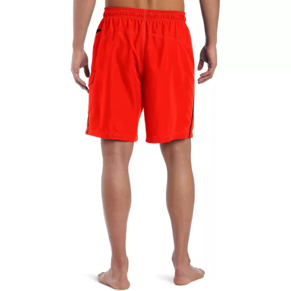 Speedo Mens Marina Swim TrunkManufacturer DiscontinuedFiesta Red