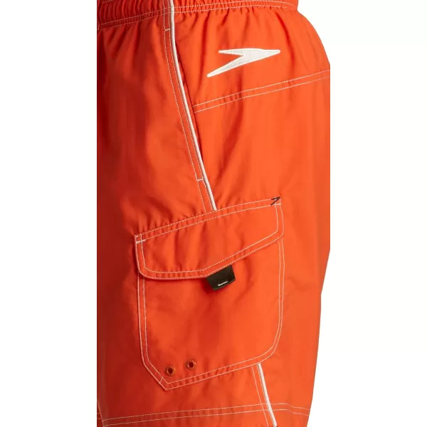 Speedo Mens Marina Swim TrunkManufacturer DiscontinuedOrange