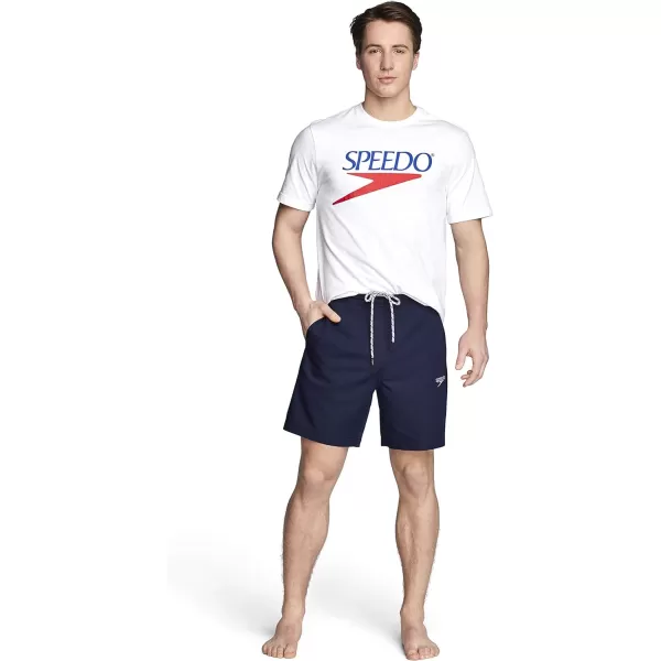 Speedo Mens Shorts Mid Length Team Warm UpNew Speedo Navy