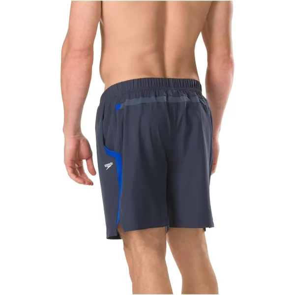 Speedo Mens Shorts Mid Length Team Warm UpSpeedo Blue