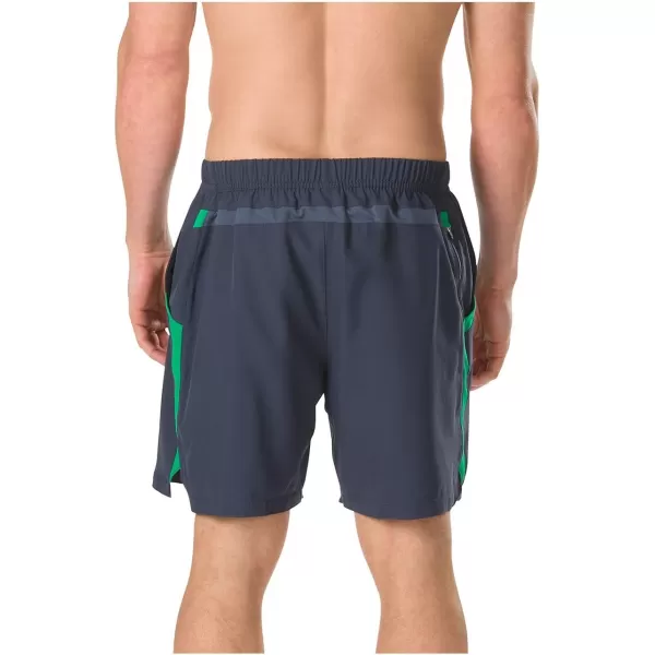 Speedo Mens Shorts Mid Length Team Warm UpSpeedo Green