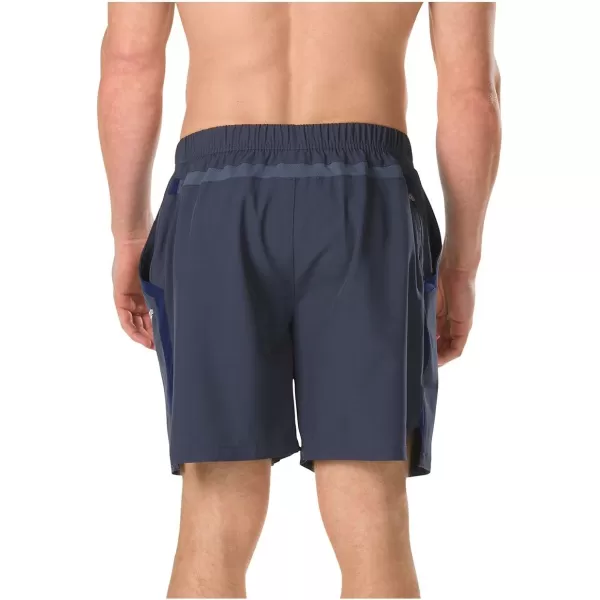 Speedo Mens Shorts Mid Length Team Warm UpSpeedo Navy