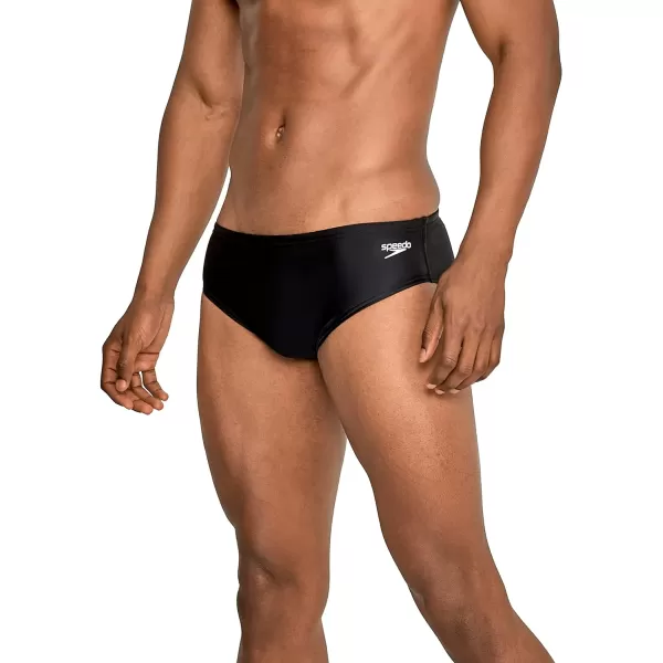 Speedo Mens Standard Swimsuit Brief Eco Prolt Solid AdultSolid Speedo Black