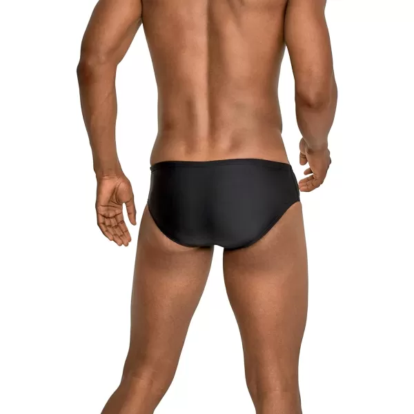 Speedo Mens Standard Swimsuit Brief Eco Prolt Solid AdultSolid Speedo Black