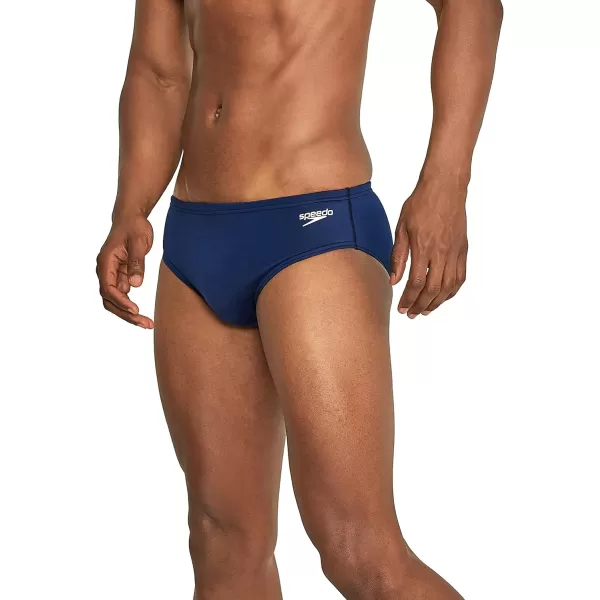 Speedo Mens Standard Swimsuit Brief Eco Prolt Solid AdultSolid Speedo Navy