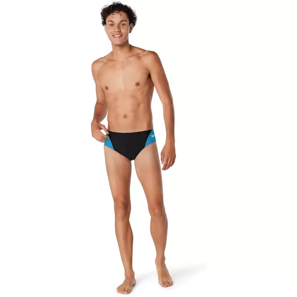 Speedo Mens Standard Swimsuit Brief Eco Prolt Solid AdultSplice Team Royal Blue