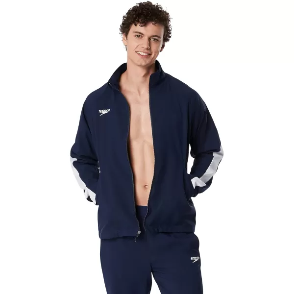 Speedo Mens Standard Tech Team Warm Up SuitEdge Speedo Navy Jacket