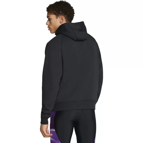 Speedo Mens Sweatshirt Full Zip Hooded Jacket Team Warm UpSpeedo Black