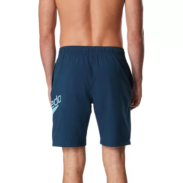 Speedo Mens Swim Trunk Knee Length Boardshort Bondi Printed20 Boom Moonlit Ocean