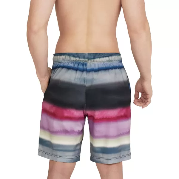 Speedo Mens Swim Trunk Knee Length Boardshort Bondi Printed20 Coastal China Blue