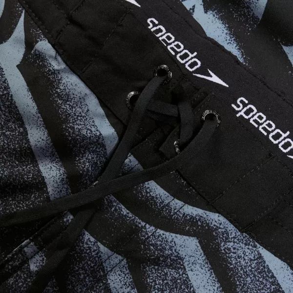 Speedo Mens Swim Trunk Knee Length Boardshort Bondi Printed20 Foundation Alley