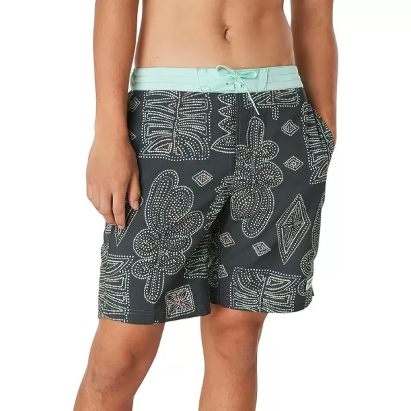 Speedo Mens Swim Trunk Knee Length Boardshort Bondi Printed20 Pear Desert Beach Glass