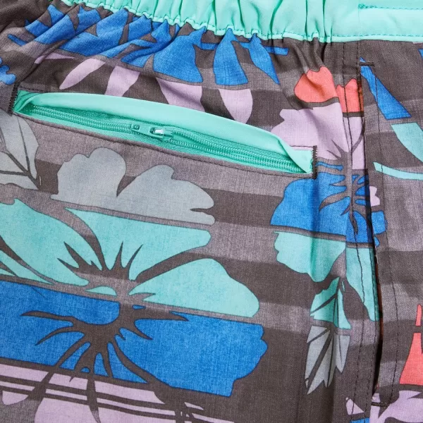 Speedo Mens Swim Trunk Knee Length Boardshort Bondi Striped20 Maison Floral