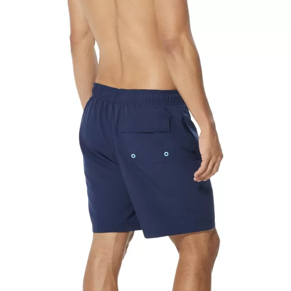 Speedo Mens Swim Trunk Knee Length Boardshort EBoard Comfort Liner SolidSpeedo Navy