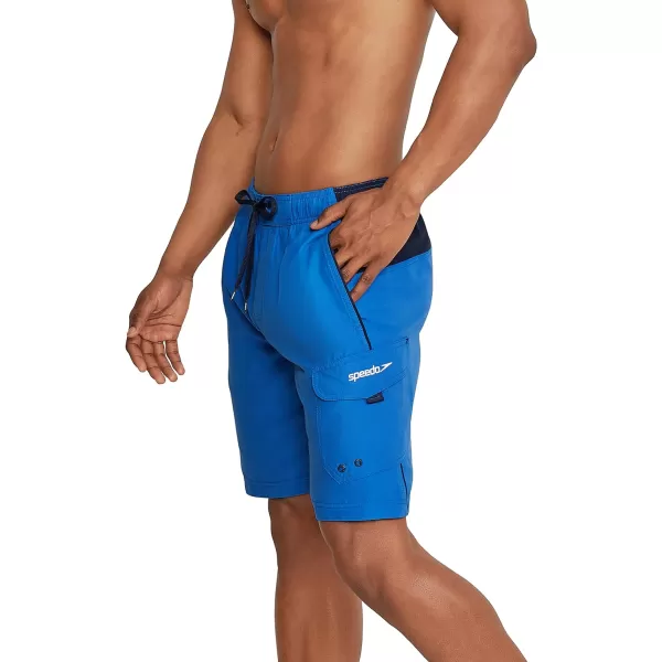 Speedo Mens Swim Trunk Knee Length Marina Sport VolleyPalace BluePeacoat