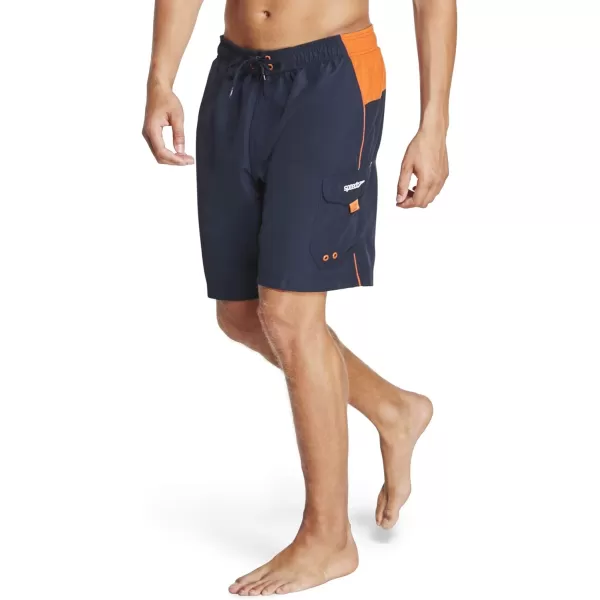 Speedo Mens Swim Trunk Knee Length Marina Sport VolleyPeacoat