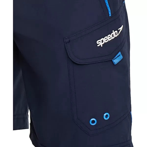 Speedo Mens Swim Trunk Knee Length Marina Sport VolleyPeacoatPalace Blue