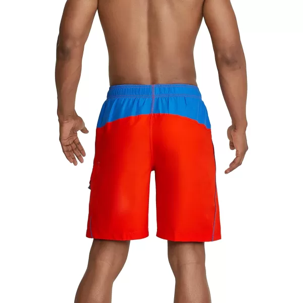 Speedo Mens Swim Trunk Knee Length Marina Sport VolleySpicy Orange