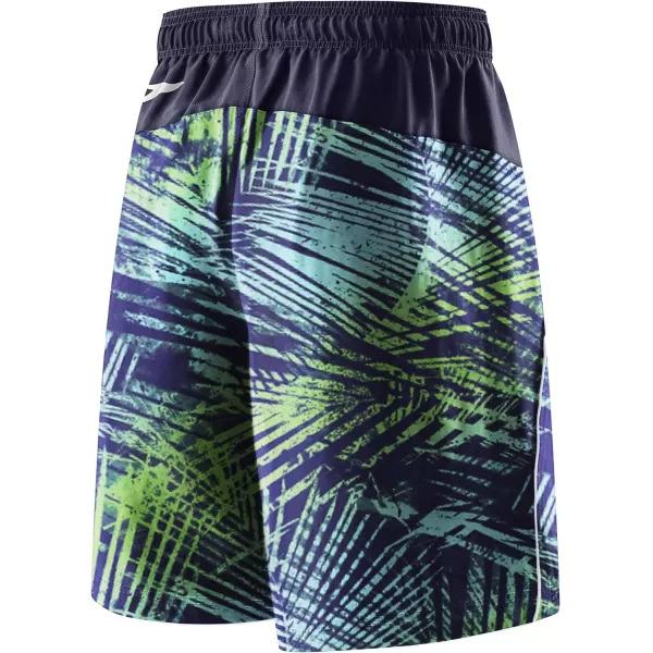 Speedo Mens Swim Trunk Knee Length Marina VolleyNavyGreen