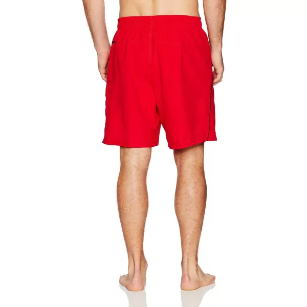 Speedo Mens Swim Trunk Knee Length Marina VolleyRed Bluff