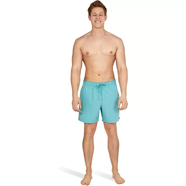 Speedo Mens Swim Trunk Knee Length Volley Comfort Liner Solid16 Porcelain