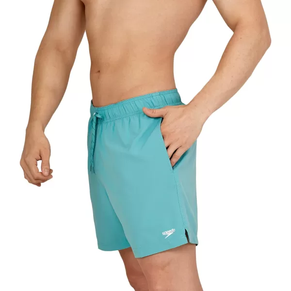 Speedo Mens Swim Trunk Knee Length Volley Comfort Liner Solid16 Porcelain