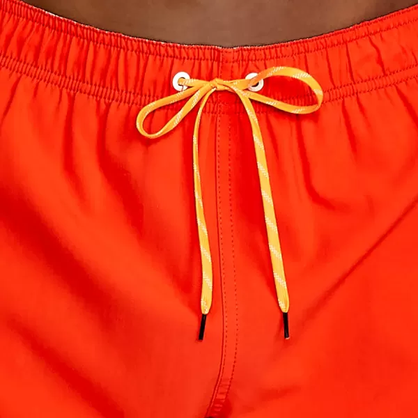 Speedo Mens Swim Trunk Knee Length Volley Comfort Liner Solid16 Spicy Orange