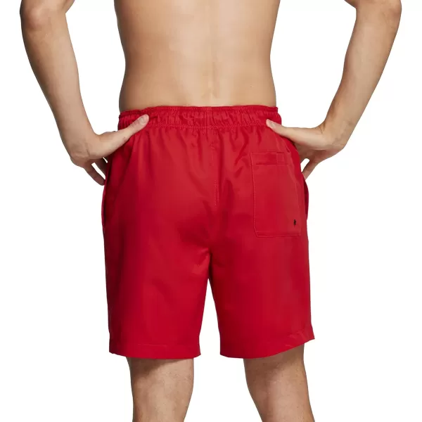 Speedo Mens Swim Trunk Knee Length Volley Comfort Liner Solid18 Speedo Red