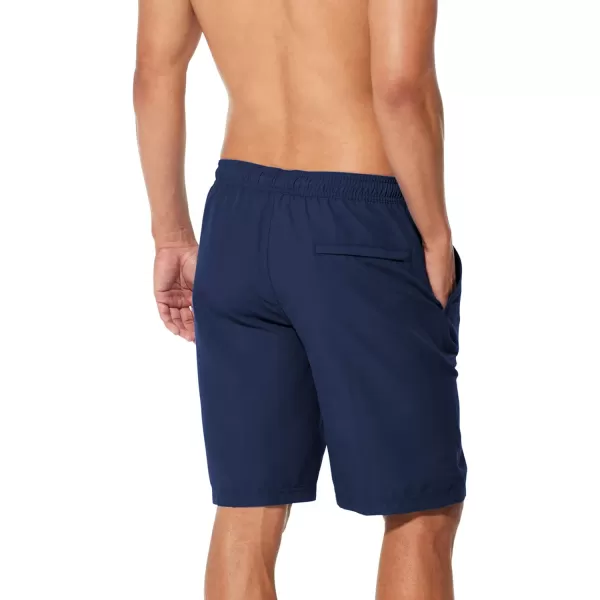 Speedo Mens Swim Trunk Knee Length Volley Comfort Liner Solid20 Speedo Navy