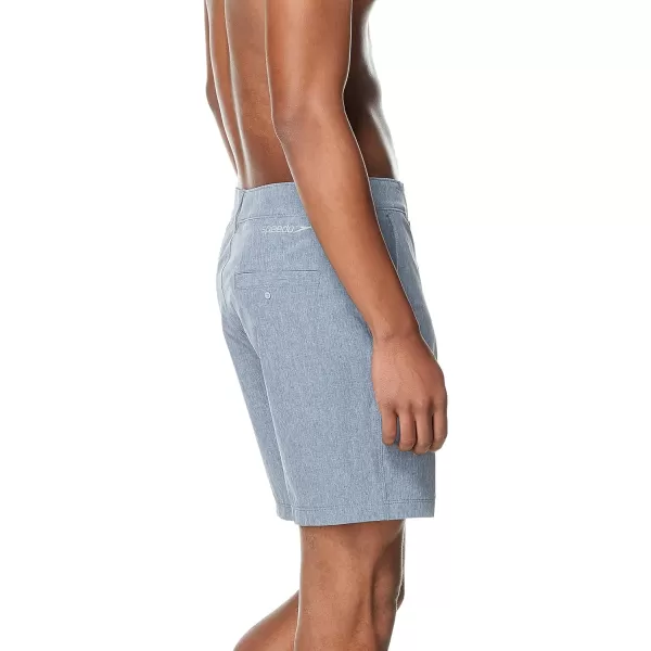 Speedo Mens Swim Trunk Mid Length Hybrid ShortPeacoat