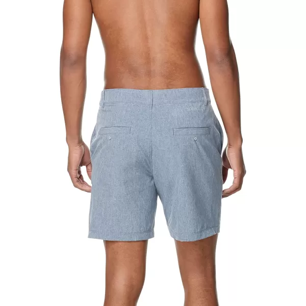 Speedo Mens Swim Trunk Mid Length Hybrid ShortPeacoat