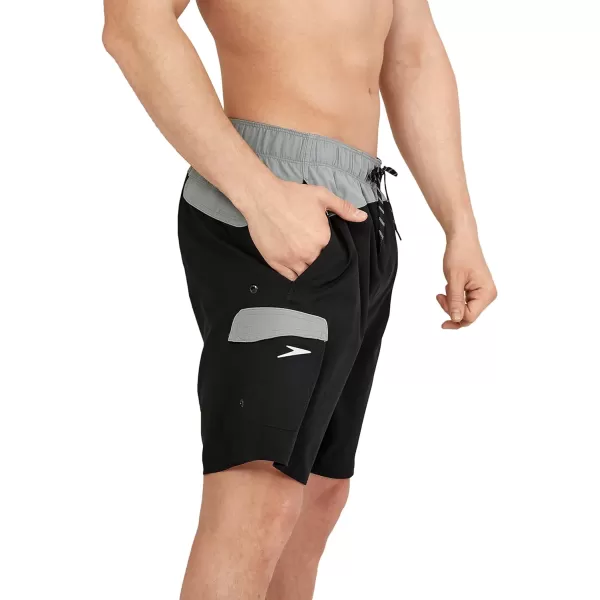 Speedo Mens Swim Trunk Mid Length MarinaAnthracite