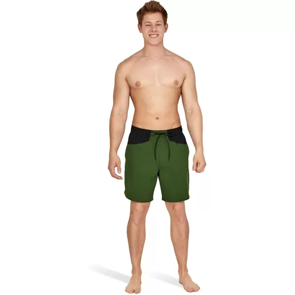 Speedo Mens Swim Trunk Mid Length MarinaExplorer Douglas Fir