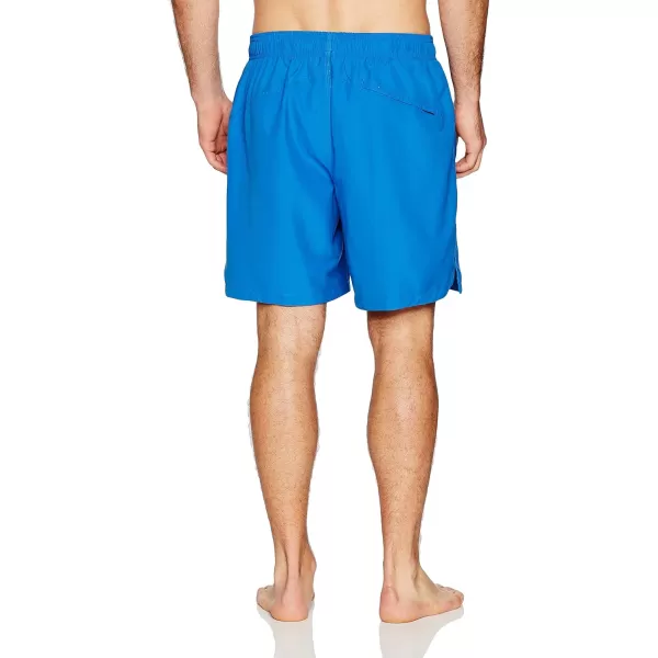 Speedo Mens Swim Trunk Mid Length Rally Volley SolidClassic Blue