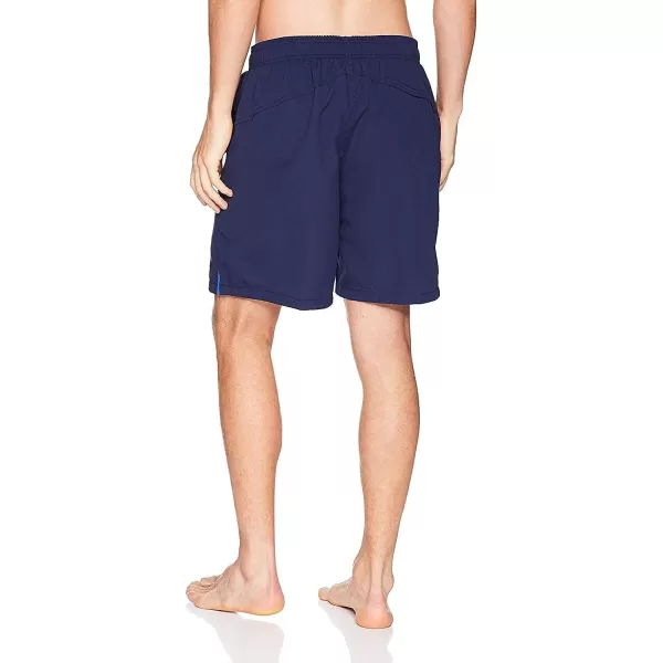 Speedo Mens Swim Trunk Mid Length Rally Volley SolidSpeedo Navy